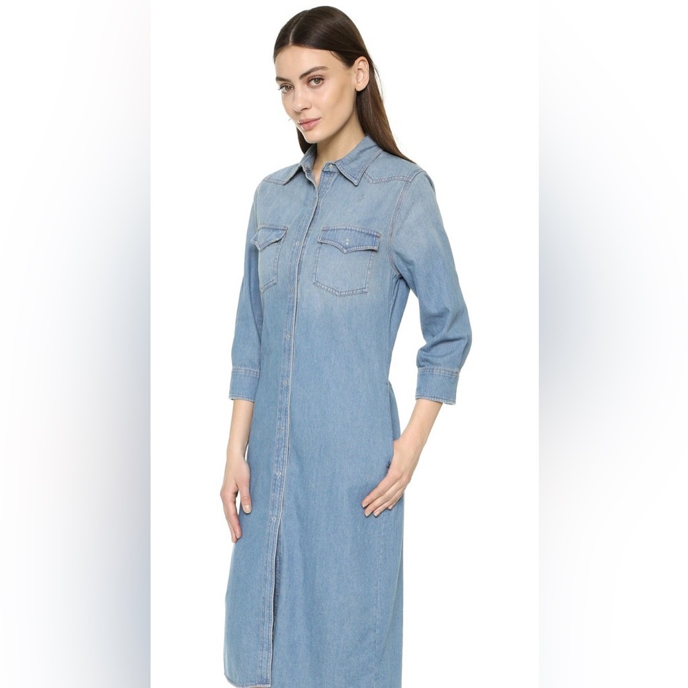 Capulet Light Blue Denim Shirt Dress